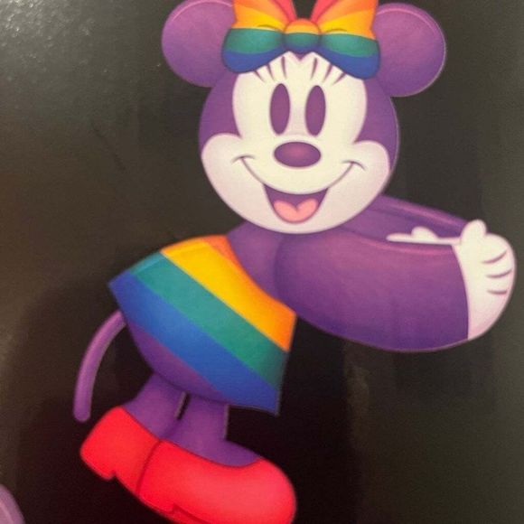 Disney Pride Cutie Cuff Plush Minnie  Mouse New UNOPENED - Picture 1 of 5